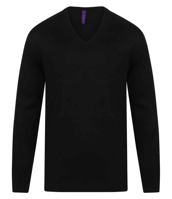 Henbury Acrylic V Neck Sweater