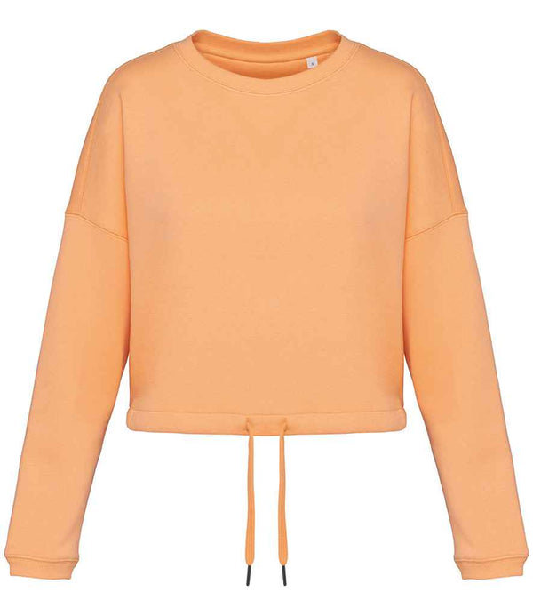 Native Spirit Ladies Oversized Cropped Sweatshirt