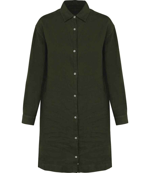 Native Spirit Ladies Linen Dress Shirt