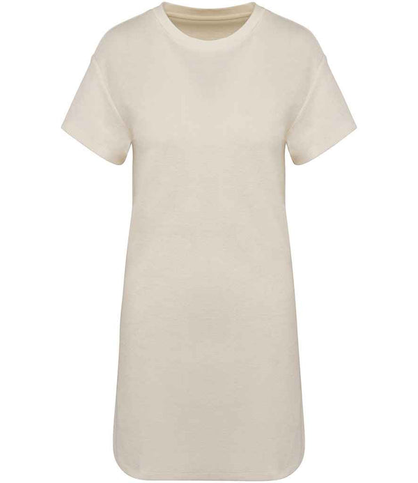 Native Spirit Ladies Terry Towel Dropped Shoulder T-Shirt Dress