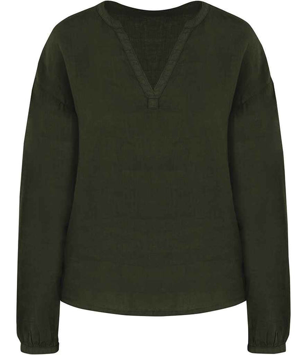 Native Spirit Ladies Linen Blouse