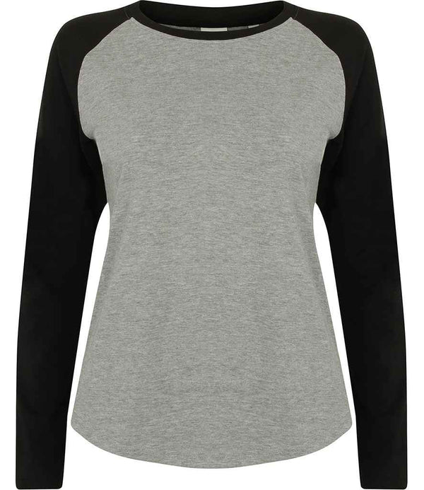 SF Clothing Ladies Long Sleeve Baseball T-Shirt